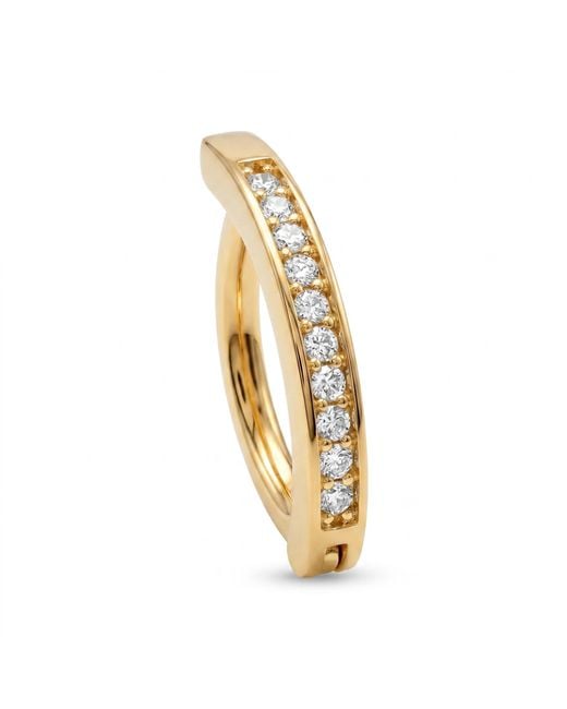 Zahav Jewelry Metallic 10K Solid Cz Clicker Belly Huggie