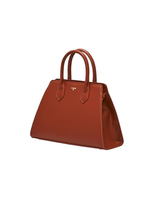 Fable England Brown Grace Structured Tote