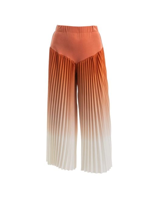 ARTISTA Orange Shape Pleated Culottes