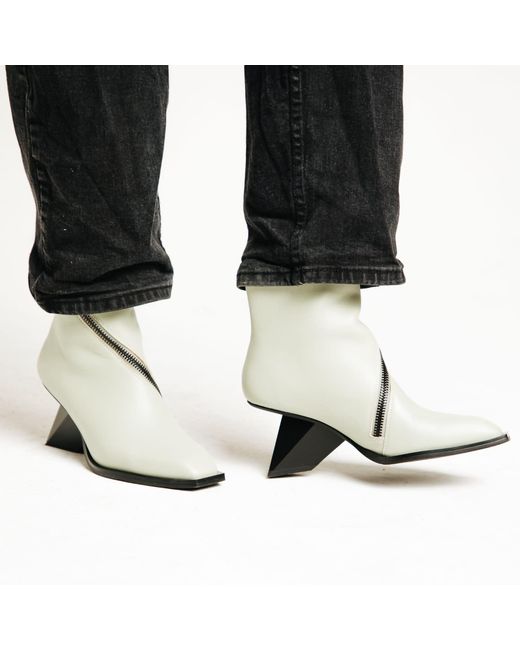 United Nude Green Rockit Zip Bootie