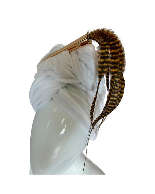 Romer Millinery Black Rose Feather Clip For Hats, Hair, Turbans And Lapel Xl And
