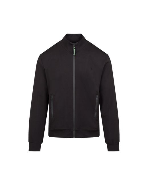 NUMBAT Black Performance Full Zip Jacket for men