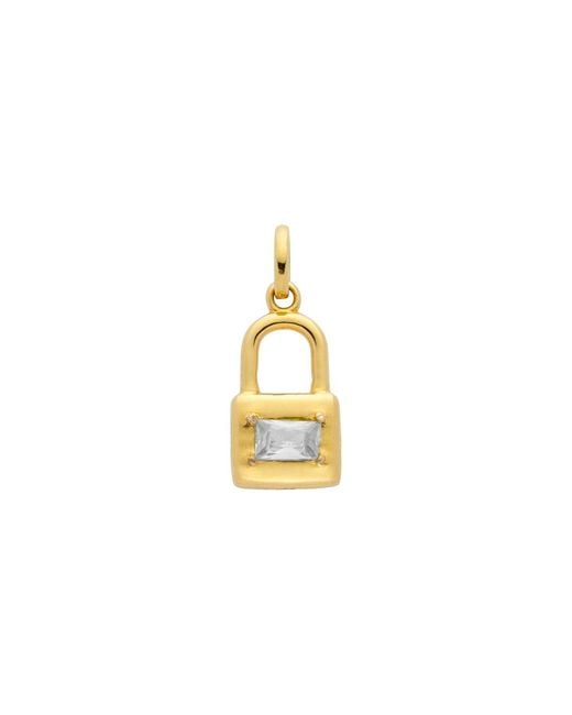 Belinda Jewelz Metallic Topaz Padlock Charm
