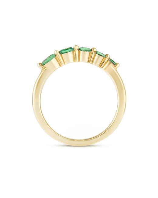 Dinny Hall Green Shuga Tsavorite Graduated Ring