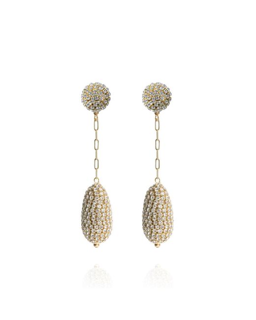 Saule Label Metallic Marcelle Earrings