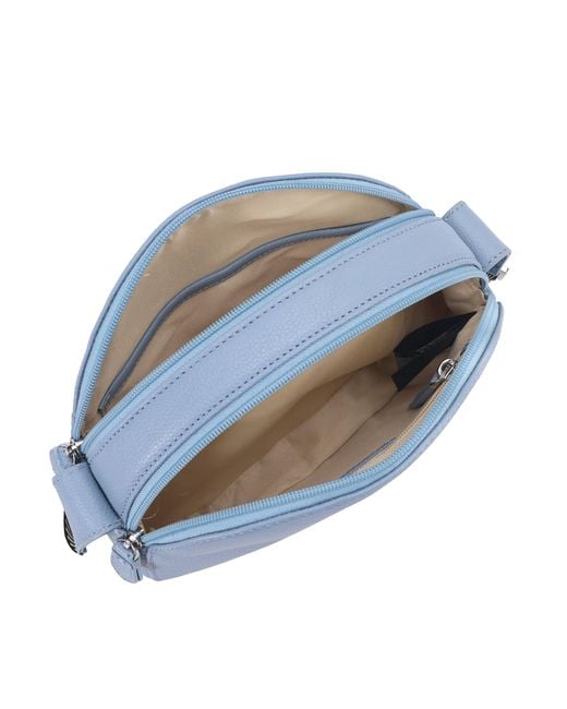 Lloyd Baker Blue Lucille Leather Crossbody Bag