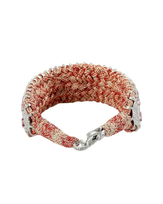 Artisan Metallic Tourmaline & Diamond Silk Bracelet