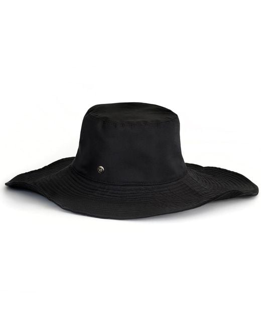Victoria Slavinskaia Black Wide-Brim Hat