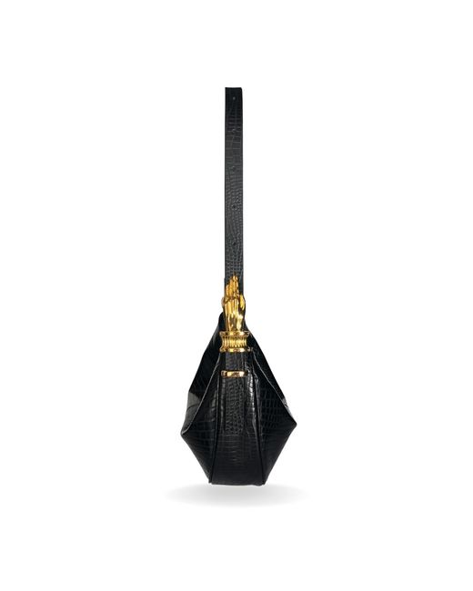 Indigolush Black Midi Hobo Gilded Lure