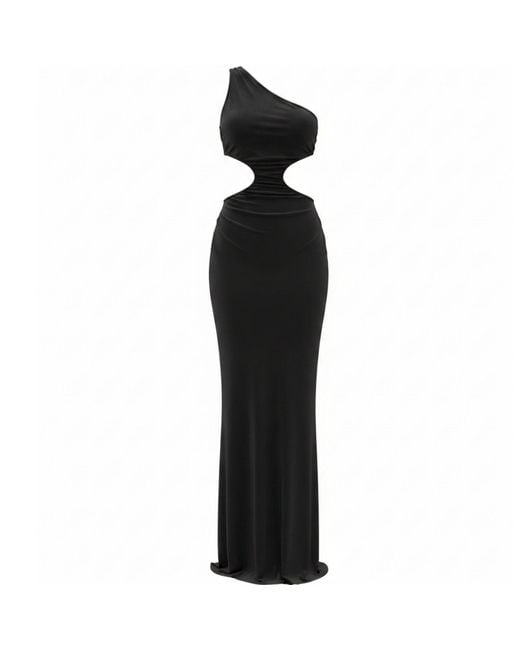 Alia Studio Black Elara Maxi Dress