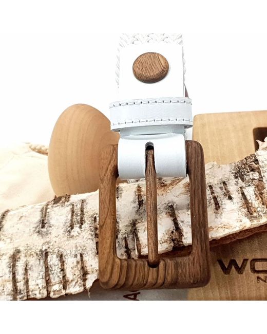 Wood Belt Metallic Yellowstone Brave 317