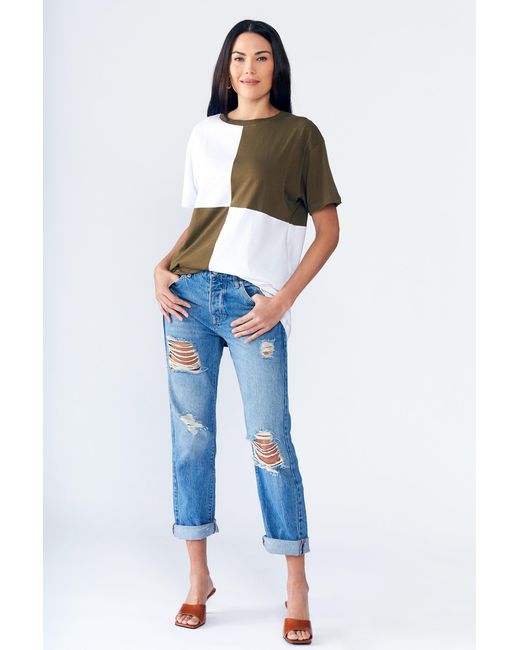 LOVETRUST Green Billie Boyfriend Tee