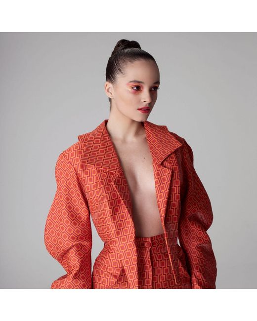 Psychedelic Overdose. Red Mushroom Jacket