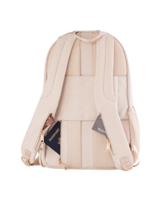 augustnoa Pink Neutrals Classic Noa Backpack