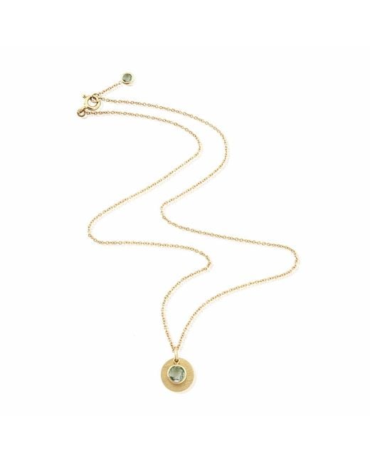 Auree Jewellery Metallic Bali 9Ct March Birthstone Necklace Topaz