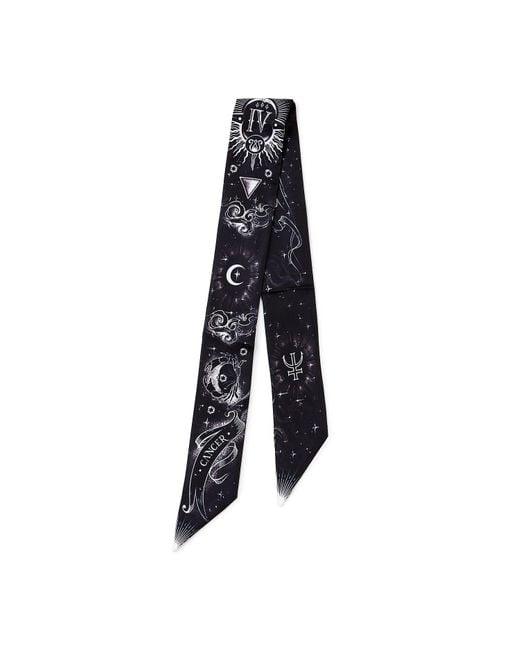 Silk&Soul Black Cancer Zodiac Twilly