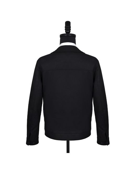 DAVID WEJ Blue Ashford Relaxed Patch Pocket Jacket for men