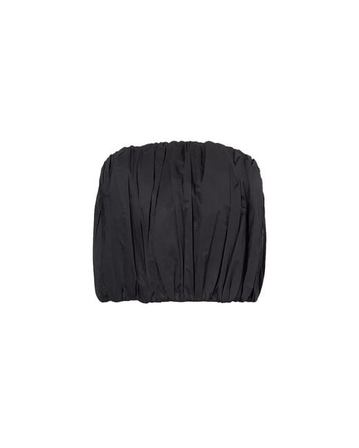 Amy Lynn Black Bubble Crop Top