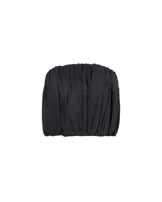 Amy Lynn Black Bubble Crop Top