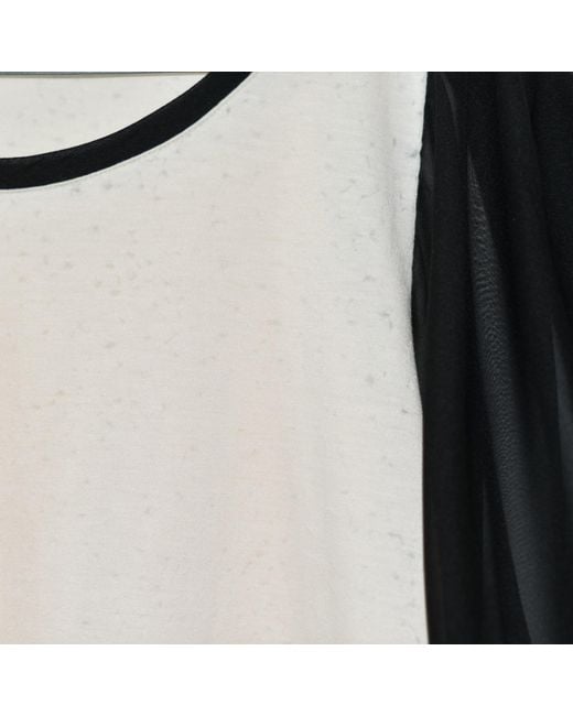 Laura Daili Black Neutrals Dandelion Whisper Cotton & Silk Blouse