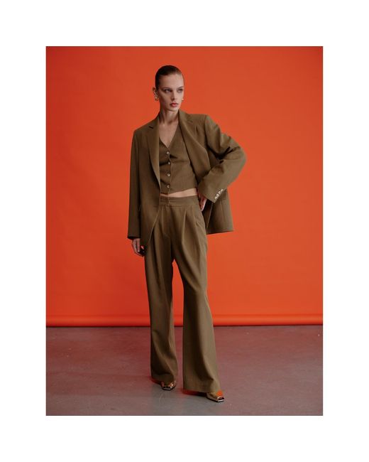 NAZLI CEREN Natural Tina Trousers