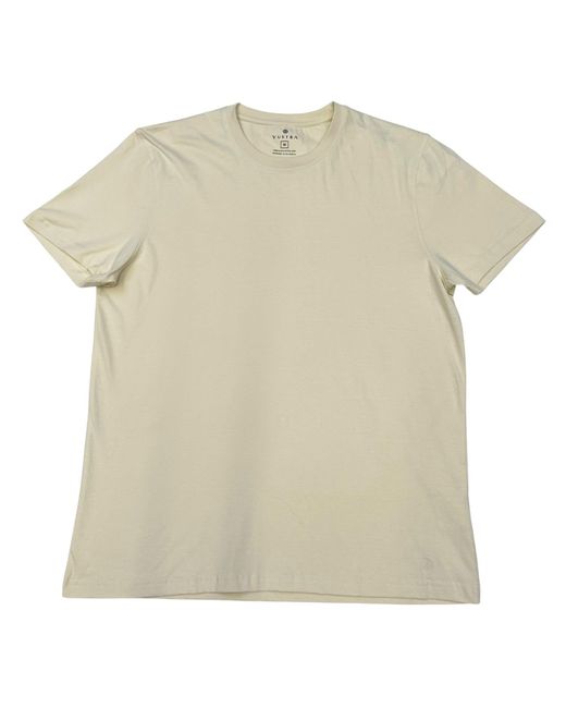 Vustra Natural Neutrals Eggnog Short Sleeve T-shirt for men
