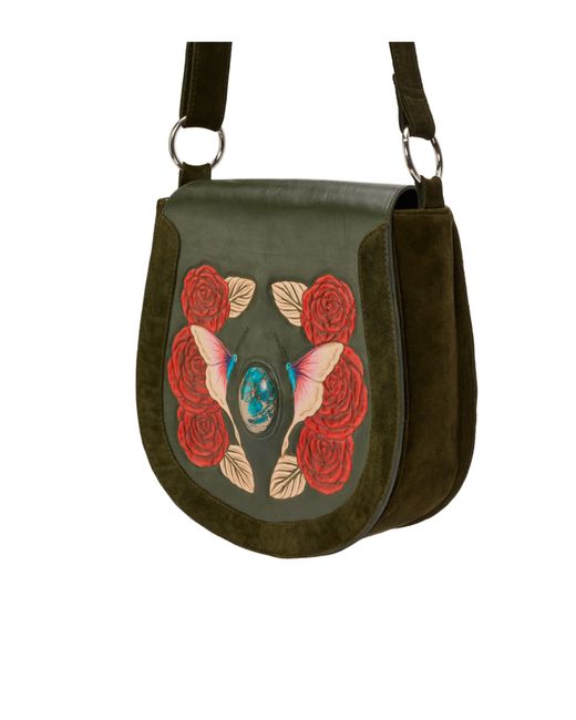 Jodi Lee Green Luna Charm Bag