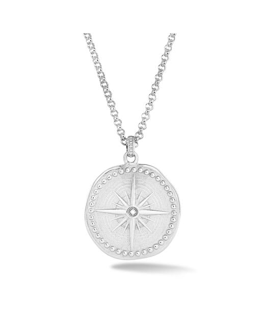 Dower & Hall Metallic Diamond True North Necklace for men