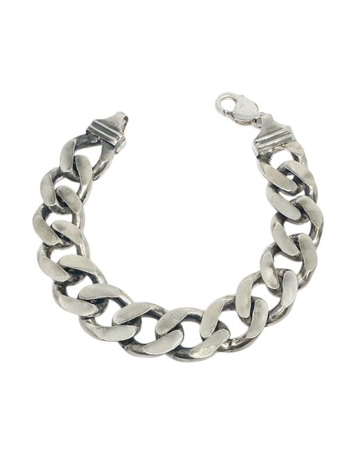 Tg-Jewellery by Tamara Gervasio Metallic Heavy Curb Bracelet for men