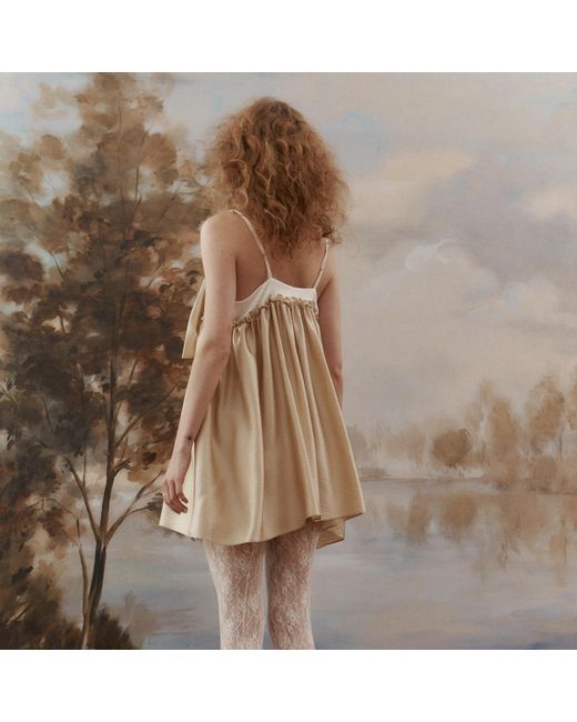 Lisa The Label Natural Angel Bow Dress