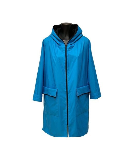 Maxjenny Blue Rain Jacket Turquise
