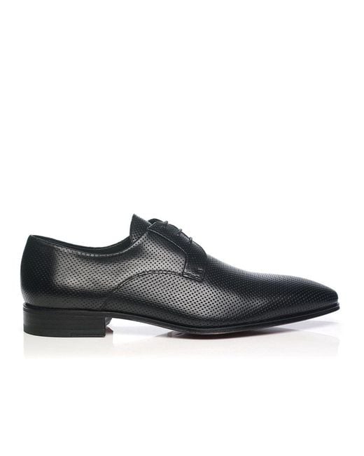 Mariano Shoes Blue Cristelo Oxford for men