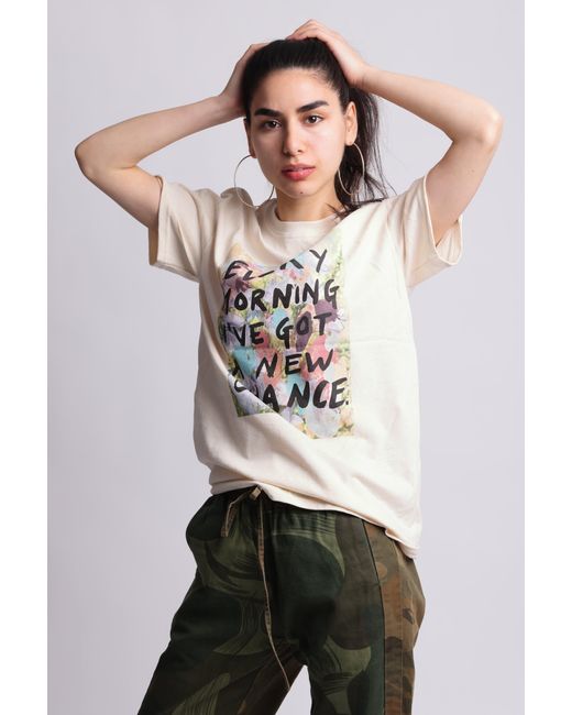 Boutique Kaotique Black Neutrals Every Morning Organic Cotton T-Shirt