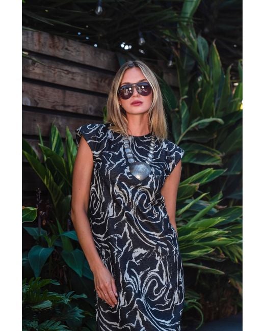Jennafer Grace Black Neutrals Sabrina Shift