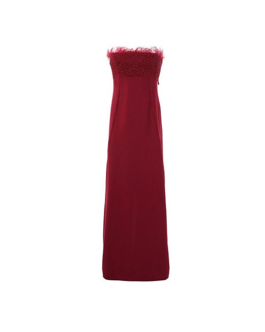 Raishma Red Rosa Gown
