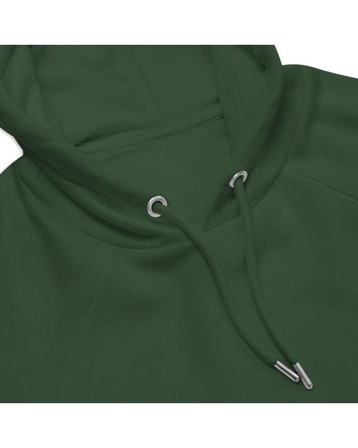 Anchor and Crew Green Bottle Just Roam. Seeker Organic Cotton Raglan Hoodie