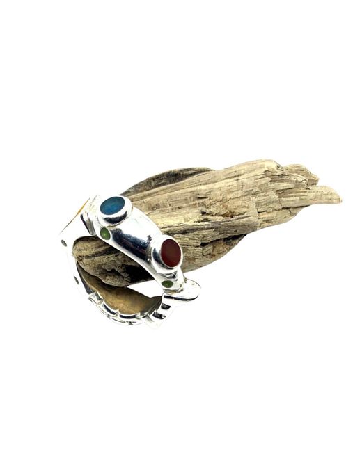 Tg-Jewellery by Tamara Gervasio Metallic Club Ring Uv Enamel One Of A Kind