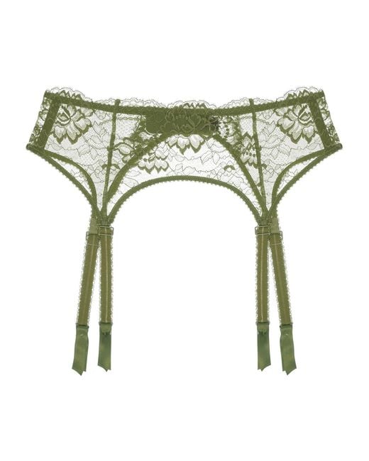 durex naturals intimate lubricant gel Playful Promises Ramona Garter Belt In Green