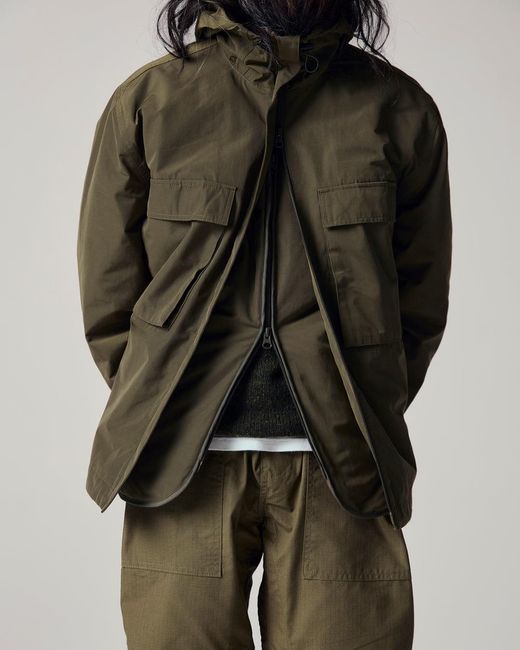 Uskees Green Evo Shell Coat for men