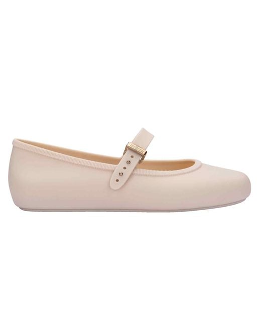 Melissa Pink Neutrals Soft Ballerina Ballet Flat