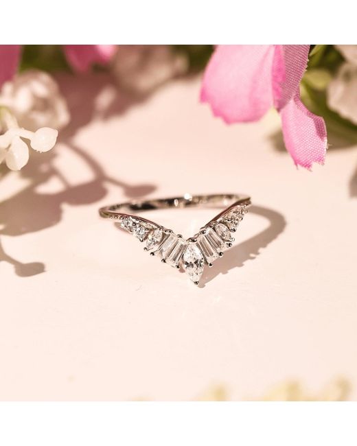 Azura Jewelry New York White Hillcrest Ring Vermeil
