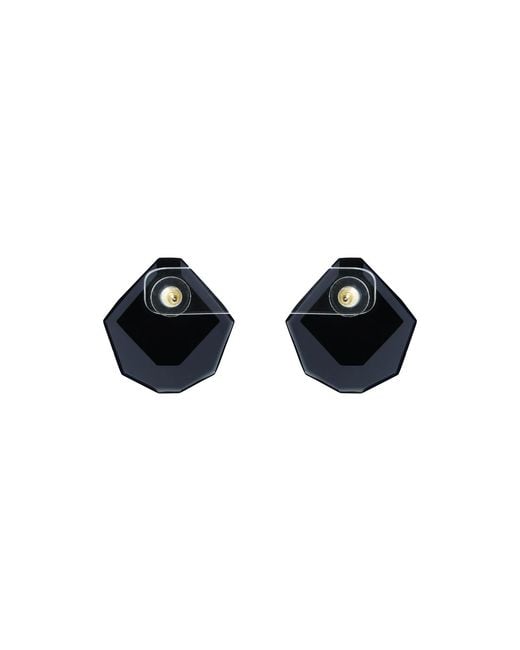 Gissa Bicalho Black Earring Short Clef Smoked