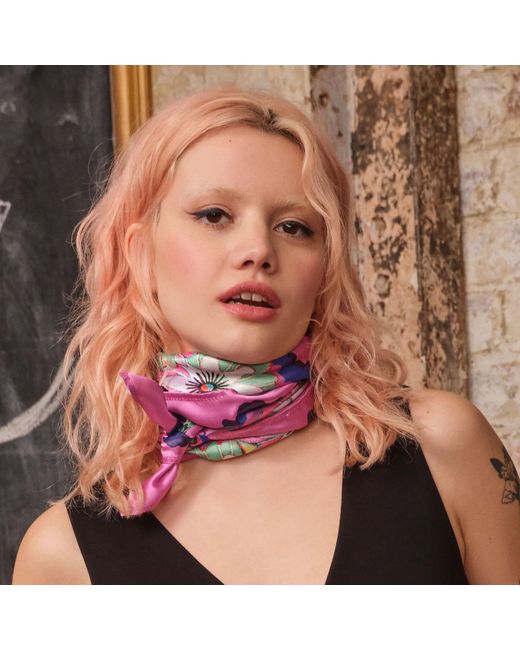 Emma Wallace Purple Talitha Scarf