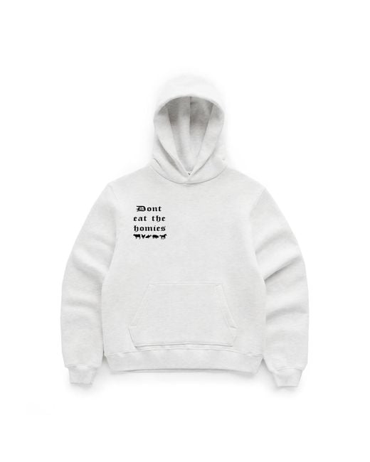Dont Eat the Homies White Og Hoodie