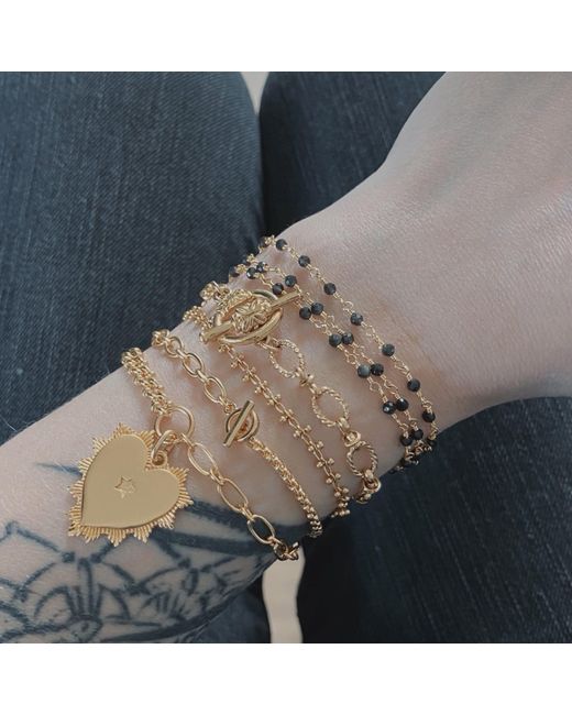 IN CAUDA VENENUM Metallic Yoku Bracelet