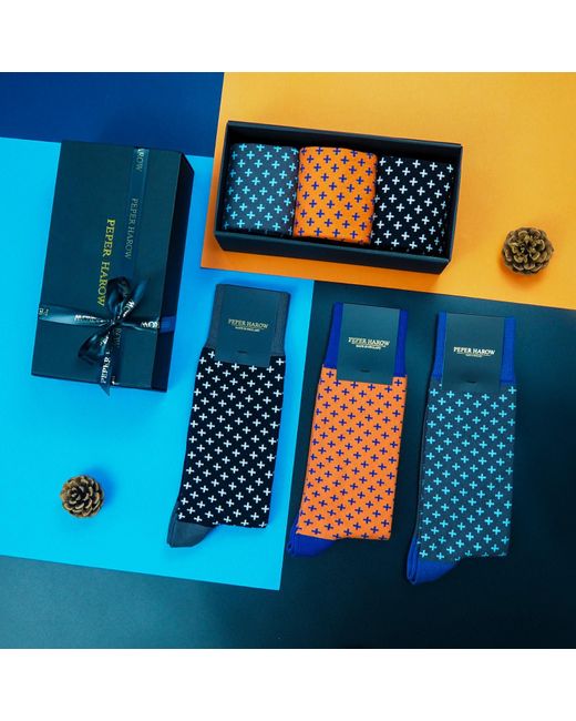 Peper Harow - Made in England Black Crosslet Gift Box for men