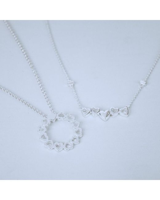 FV Jewellery Metallic Love Goes Round Circle Necklace