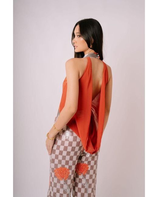 San Malo Red Laguna Bodysuit