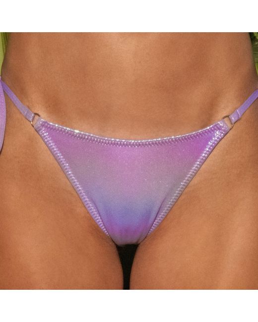 Enez Swim Purple Vivian Scrunch Bottom