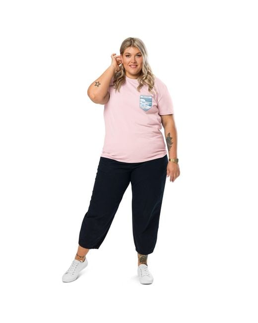 Anchor and Crew Pink Cotton Think Ocean Polar Bear Love The Planet Organic Cotton T-Shirt